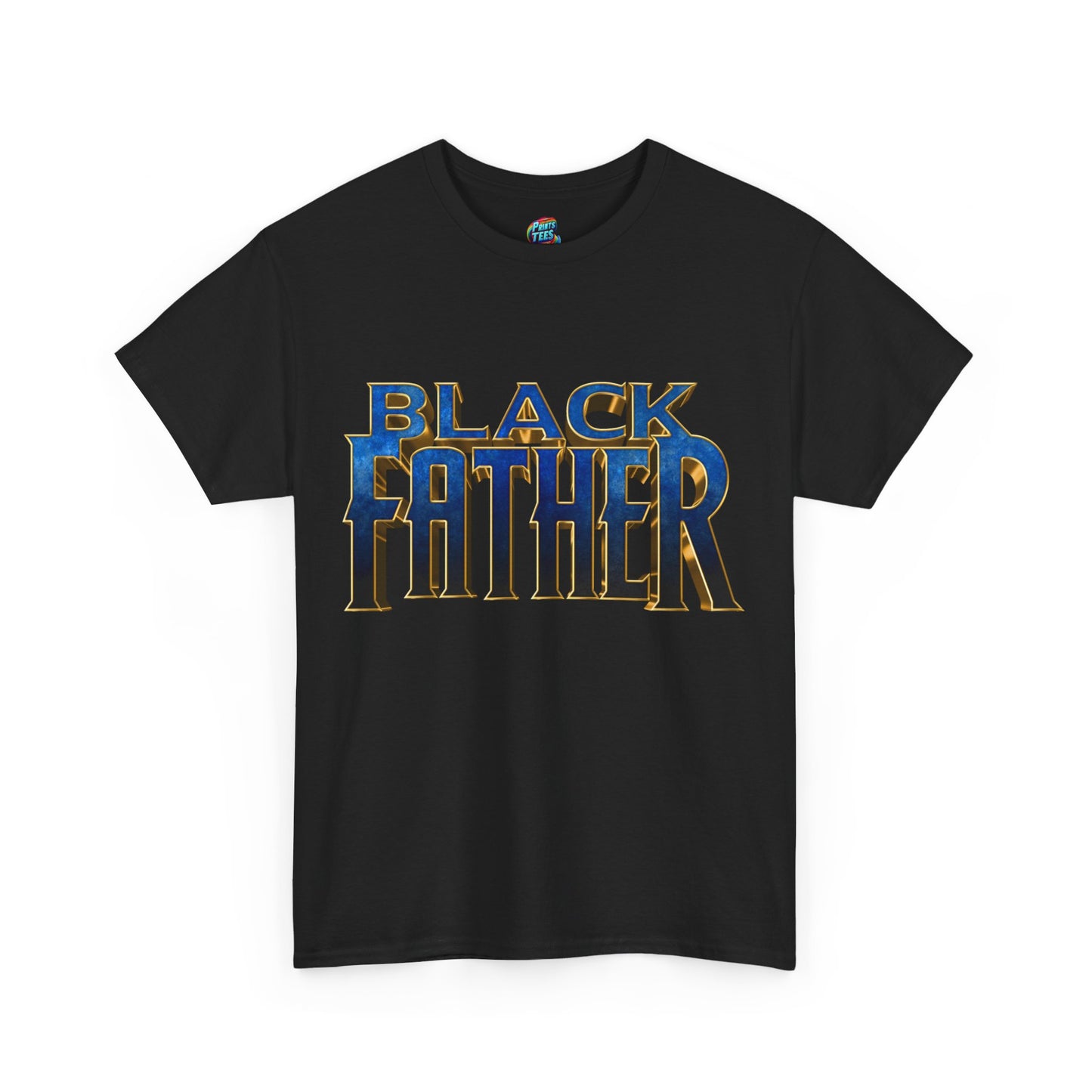 Black Father Panther Style-Heavy Cotton Classic Tee