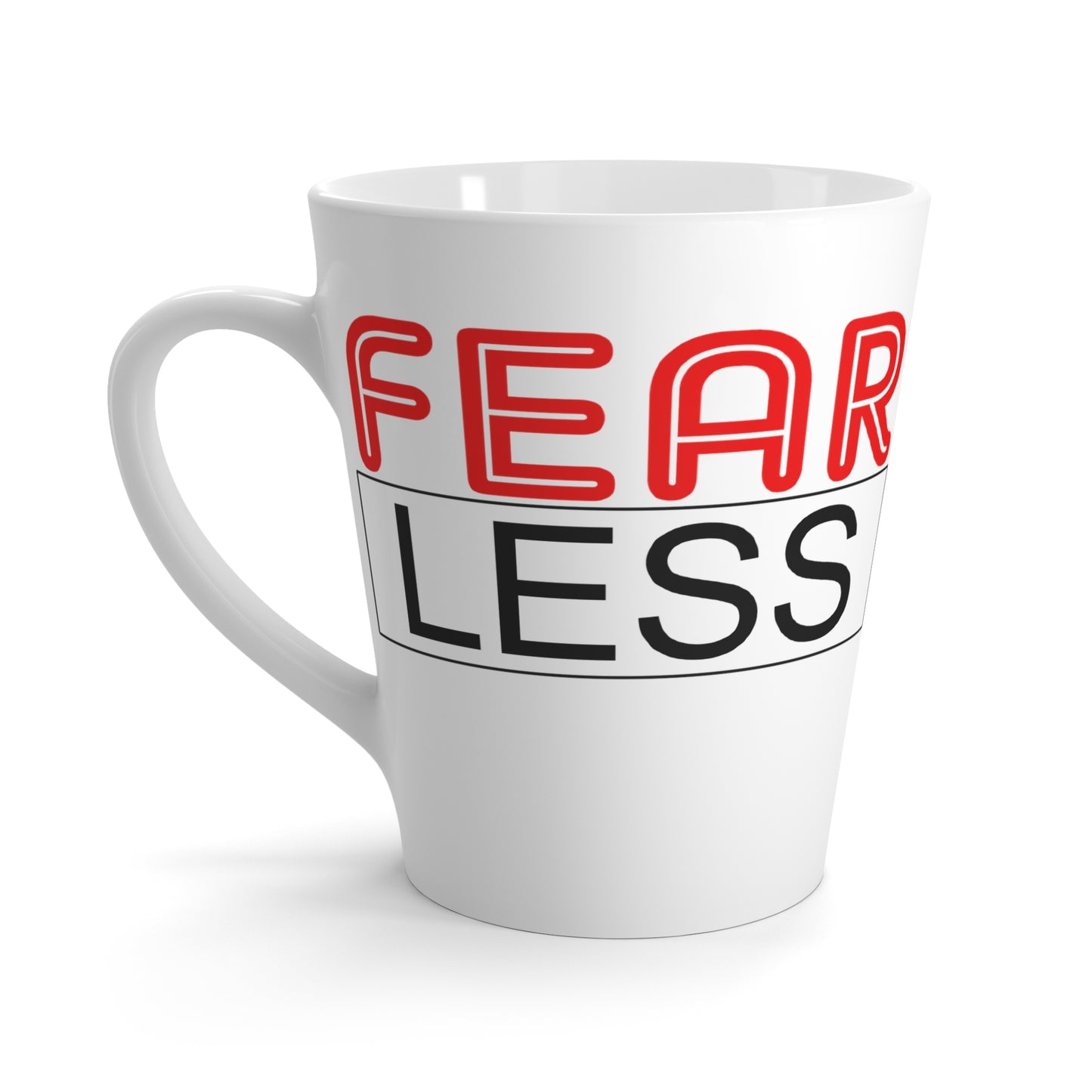 Fear-Less-Latte Mug, 12oz