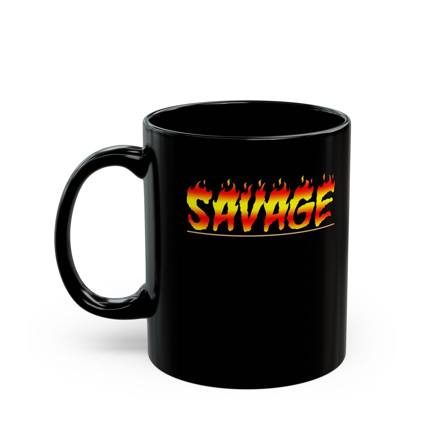 Savage Fire-Black Mug (11oz, 15oz)