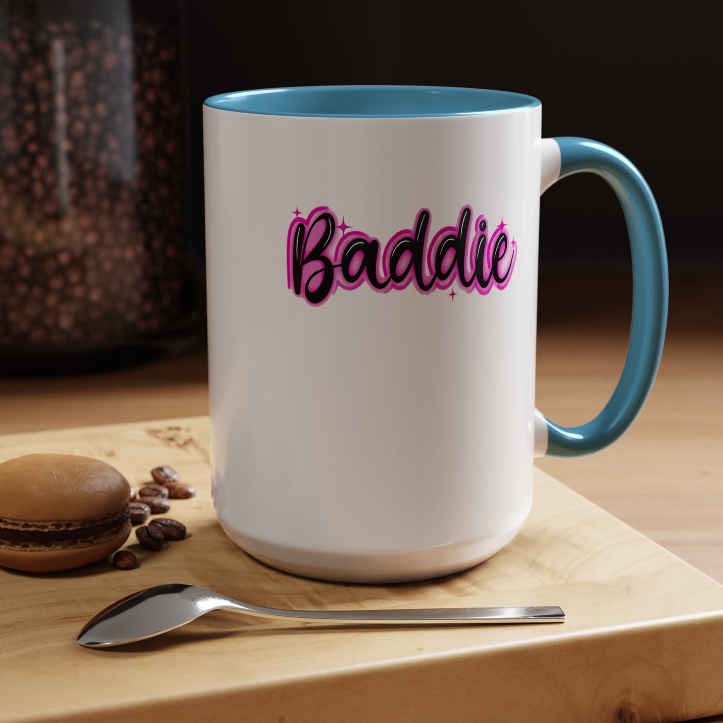 Baddie Gradient-Accent Coffee Mug (11, 15oz)