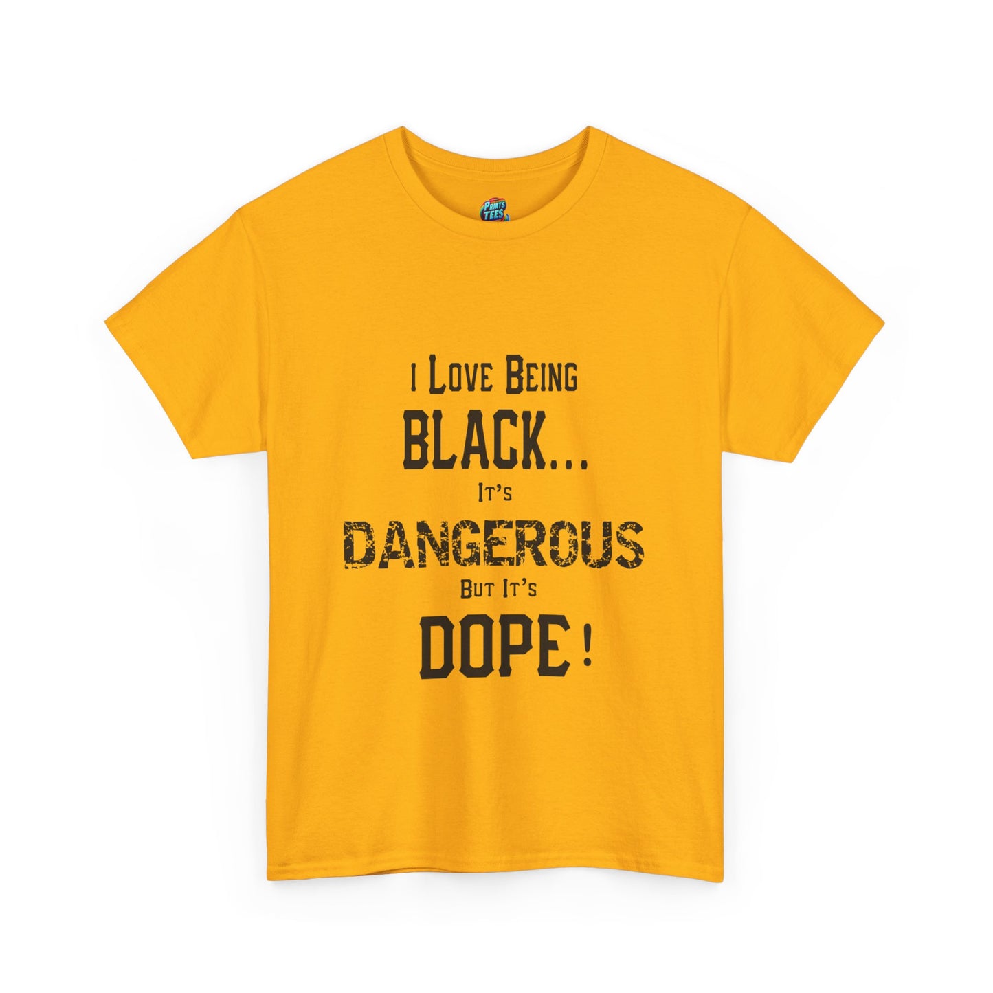 Black Is Dangerous-Heavy Cotton Classic Tee
