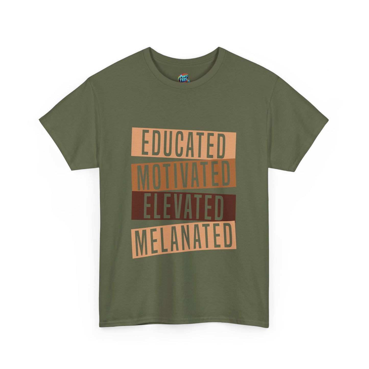Educated Melanated-Heavy Cotton Classic Tee