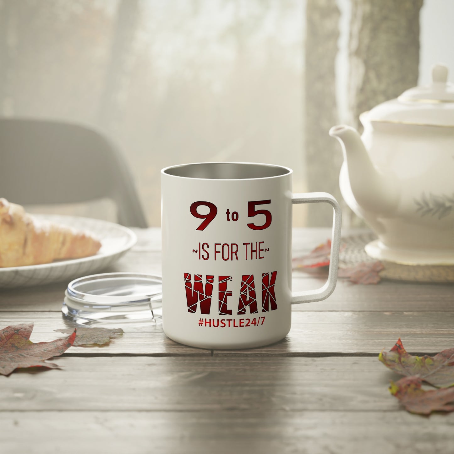 9 to 5-Insulated Coffee Mug, 10oz
