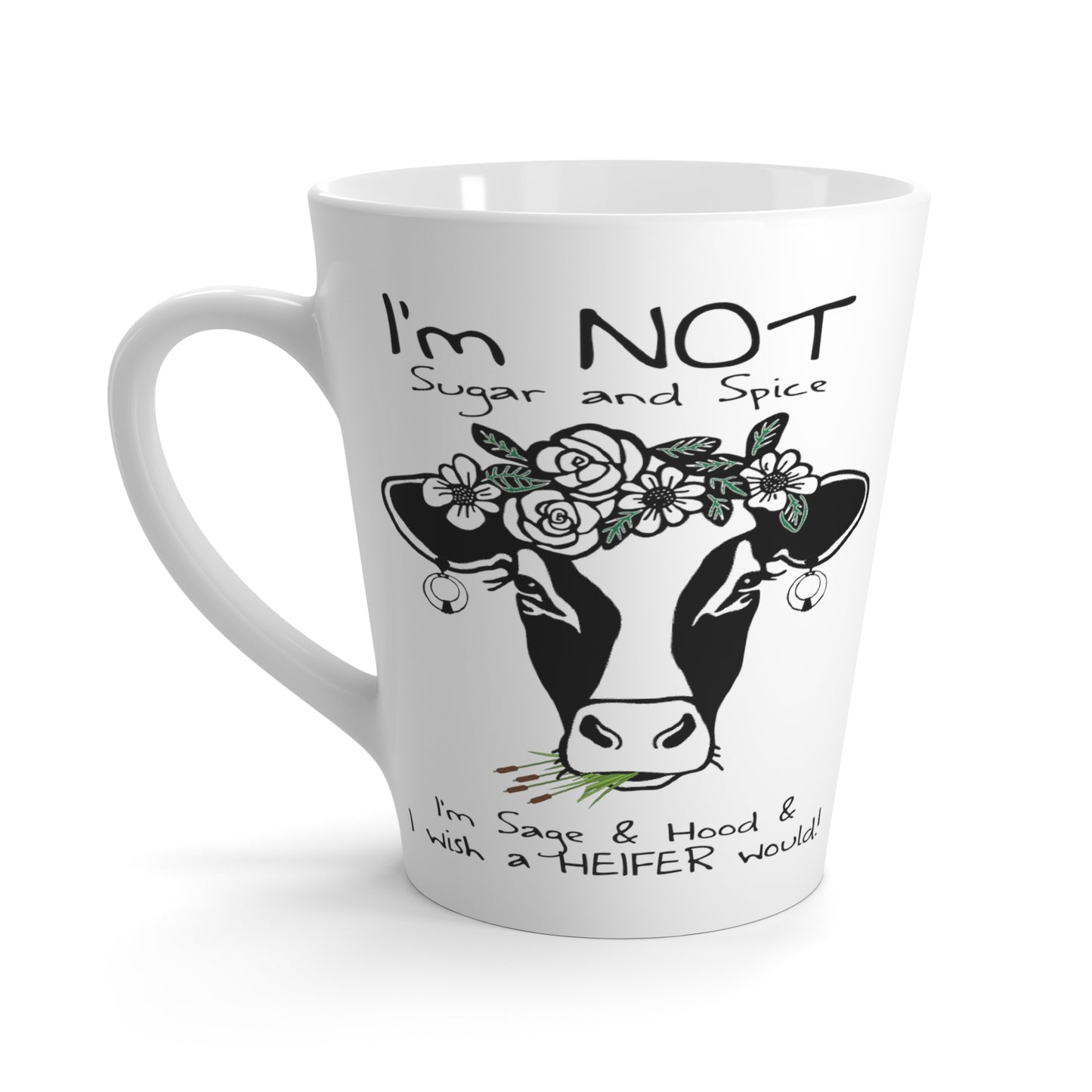 Sage and Hood-Latte Mug, 12oz