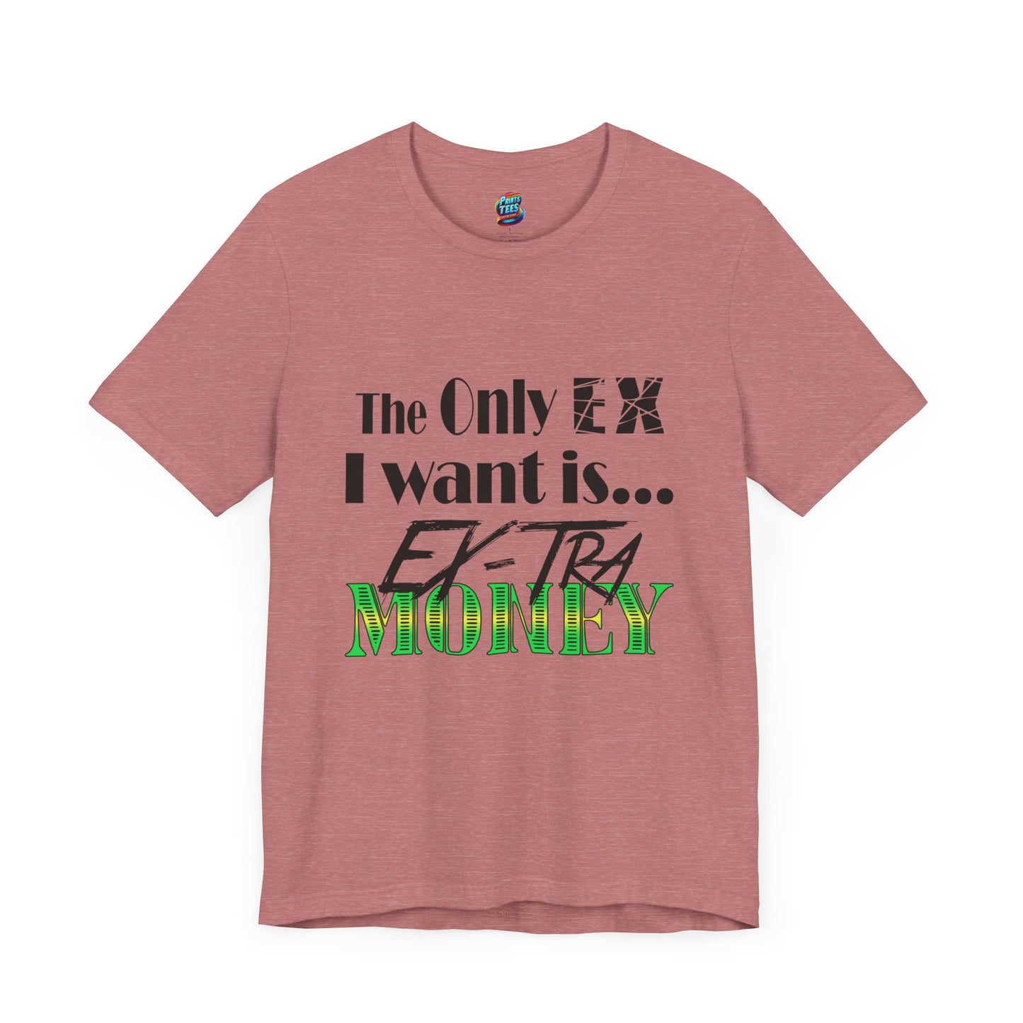 Ex-Tra Money-Jersey Knit T-Shirt