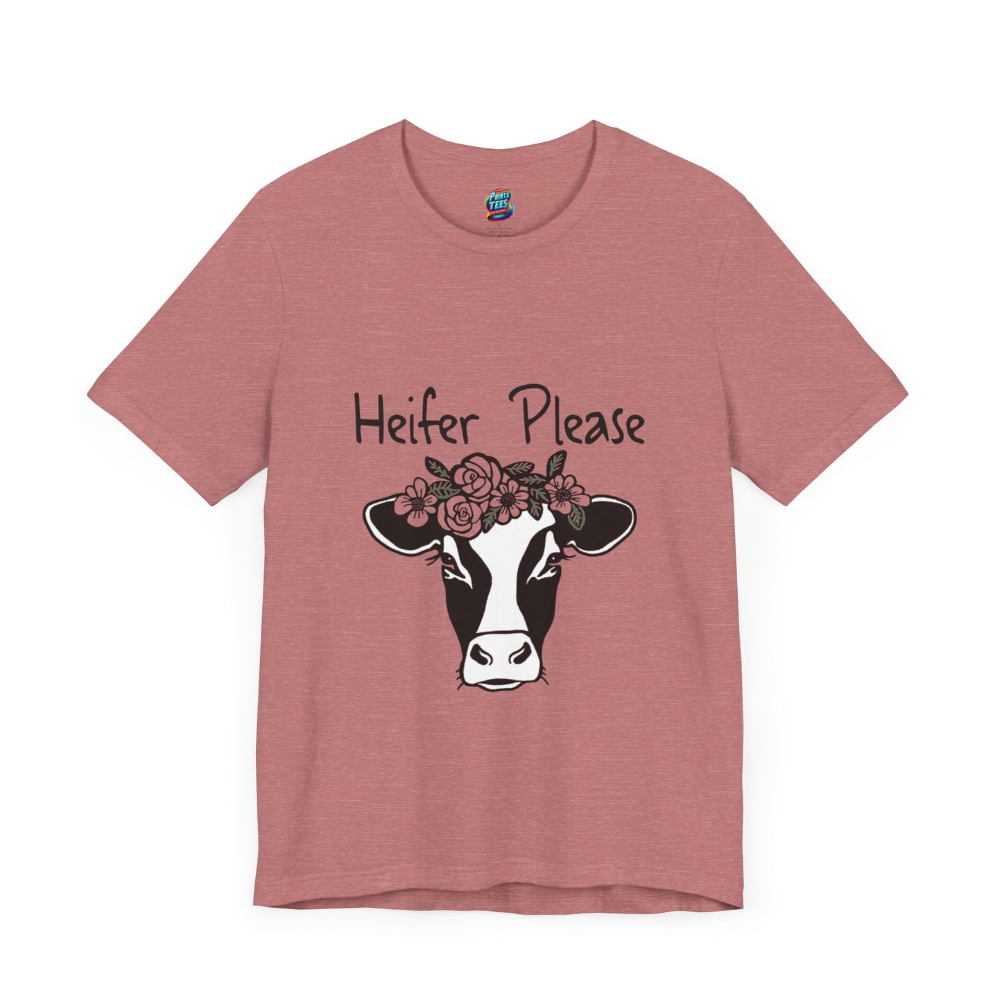 Heifer Please-Jersey Knit T-Shirt