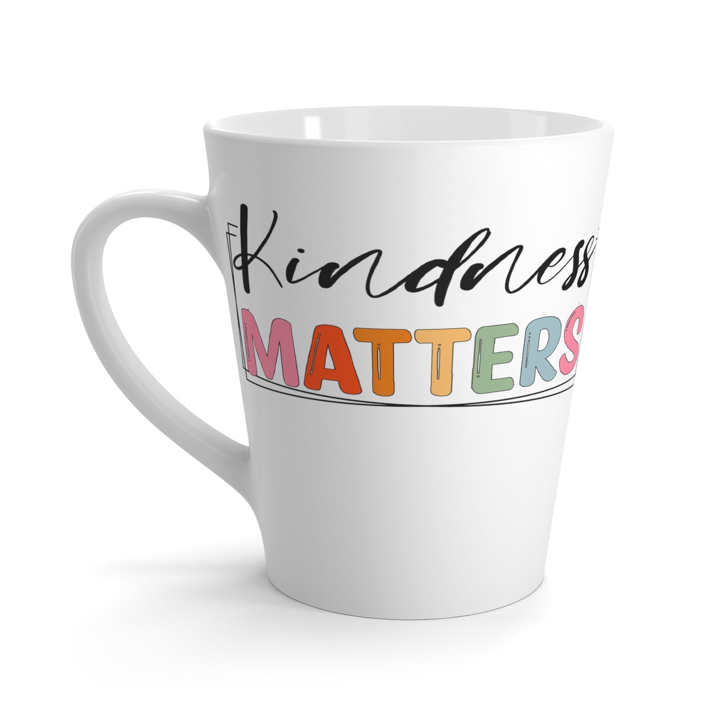 Kindness Matters-Latte Mug, 12oz