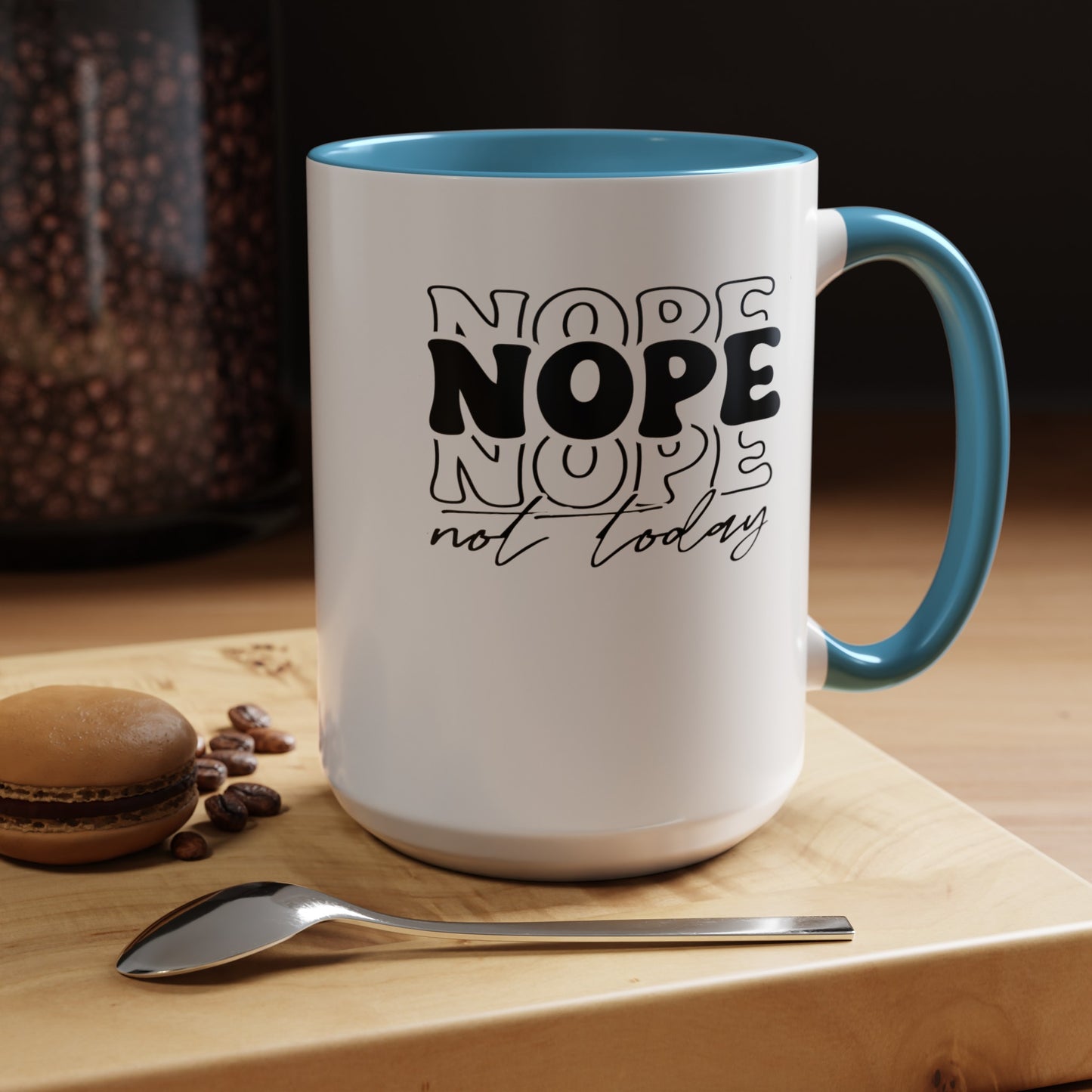 Nope-Accent Coffee Mug (11, 15oz)