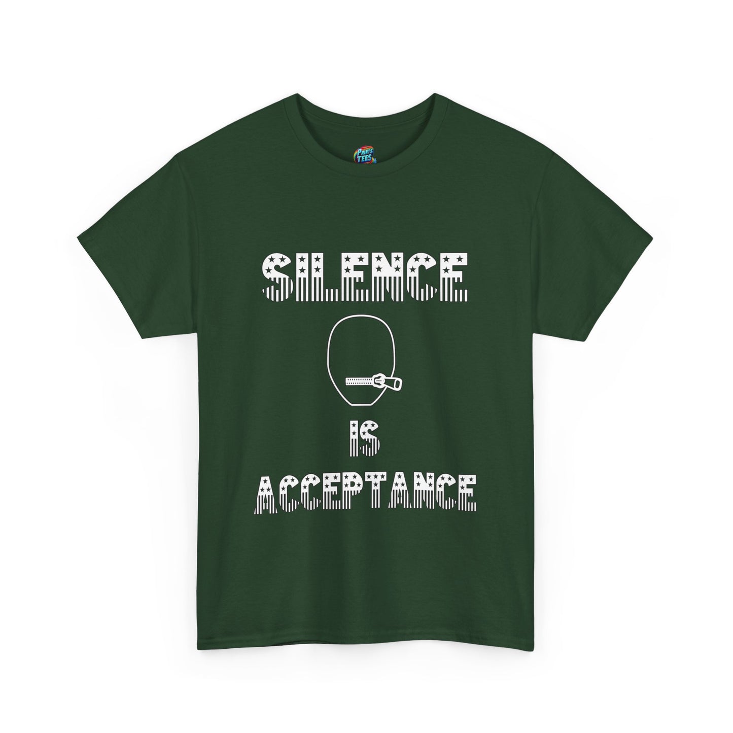 Silence is Acceptance-Heavy Cotton Classic Tee
