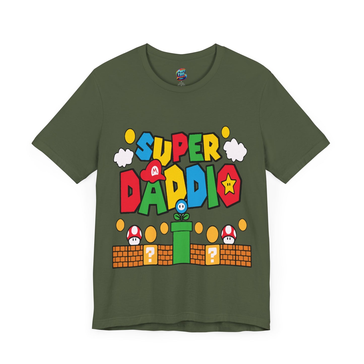 Super Daddio-Jersey Knit T-Shirt