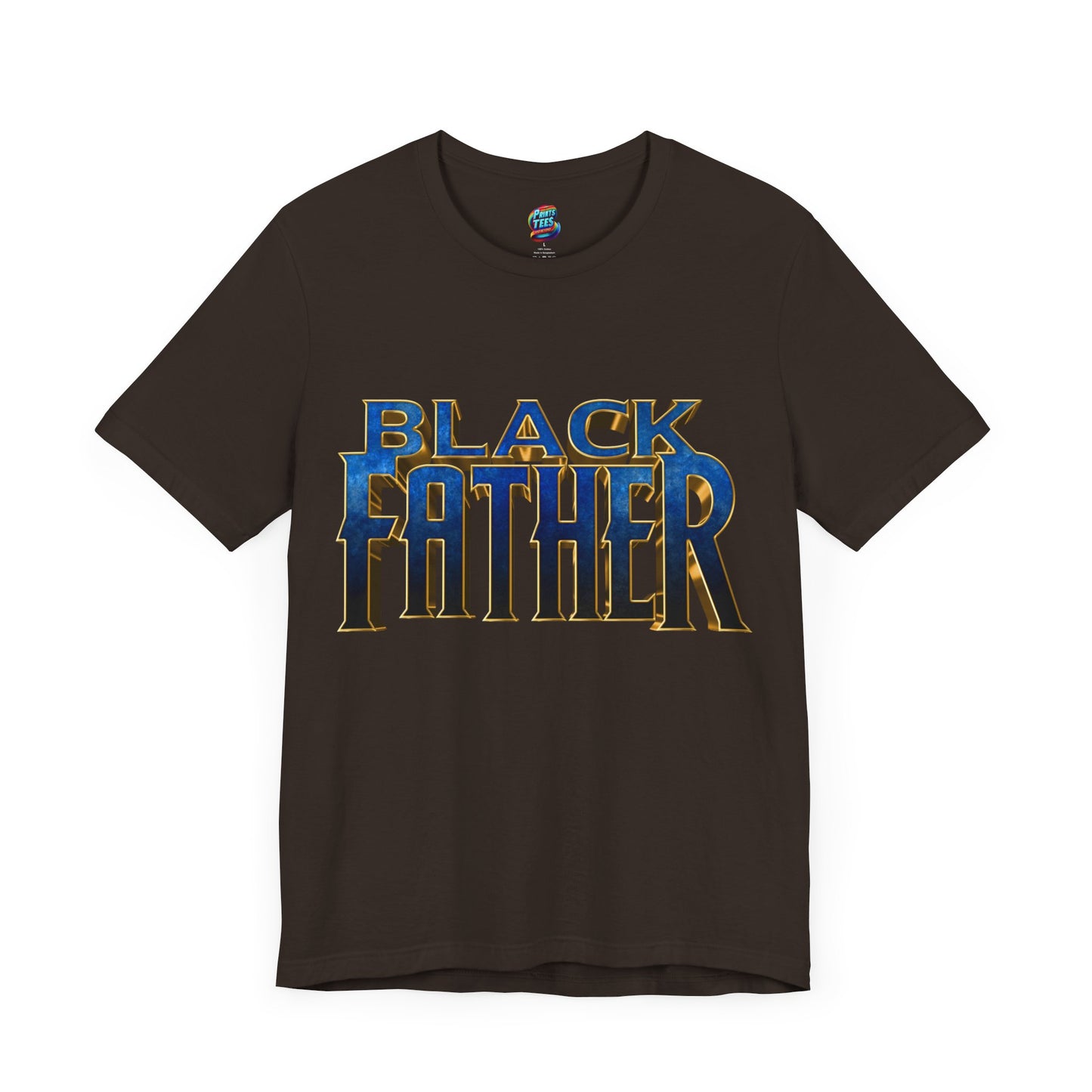 Black Father Panther Style-Jersey Knit T-Shirt