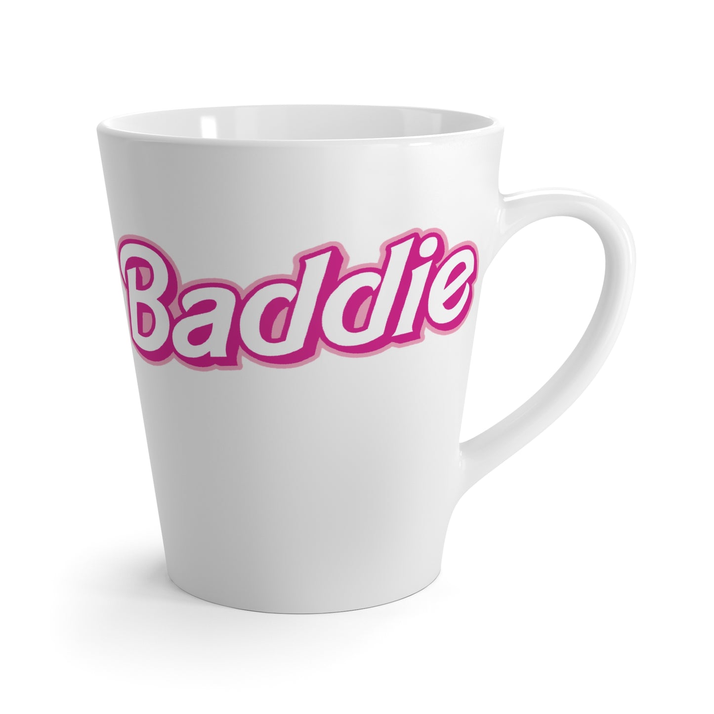 Pink Baddie-Latte Mug, 12oz