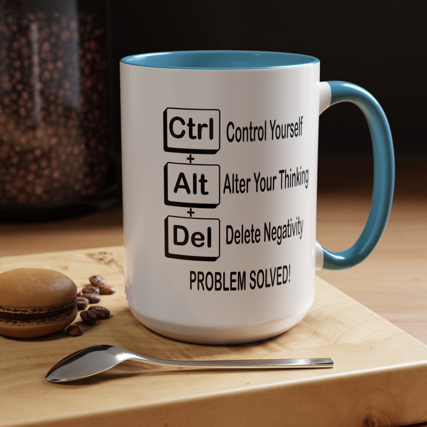 Ctrl-Alt-Del-Accent Coffee Mug (11, 15oz)