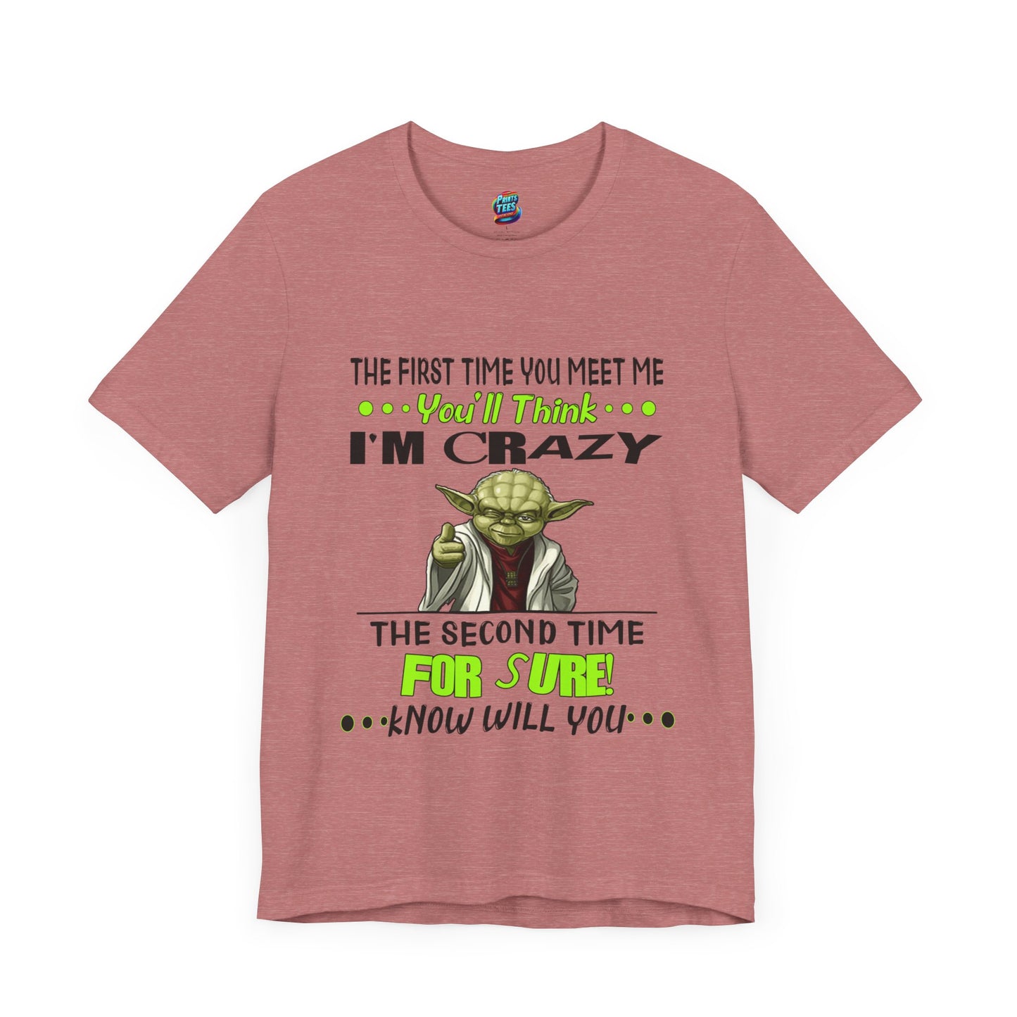 Crazy Yoda-Jersey Knit T-Shirt