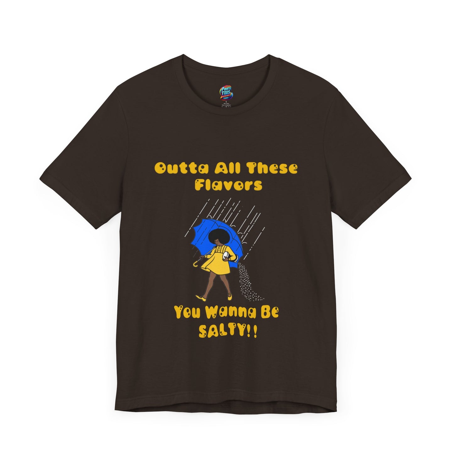 Salty-Black Girl-Jersey Knit T-Shirt