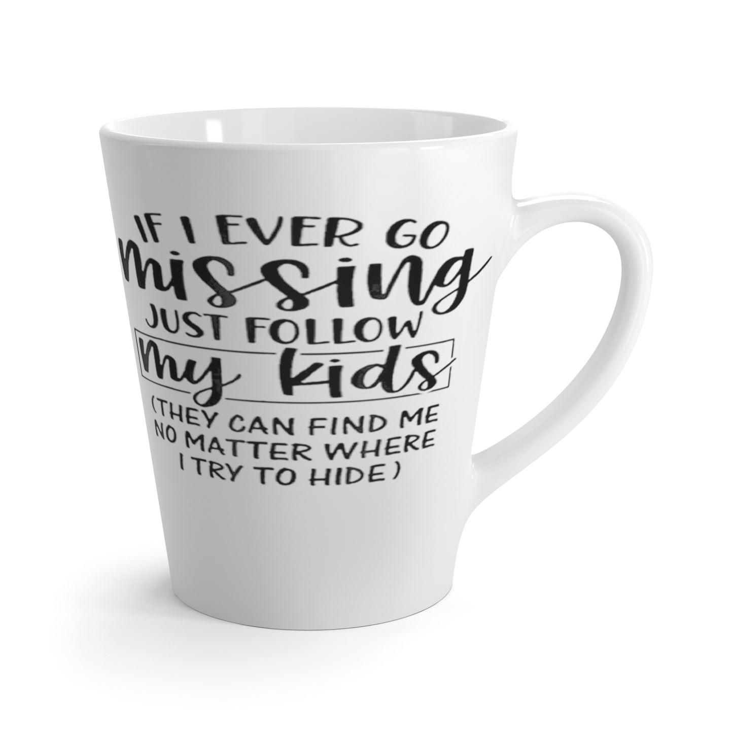 Missing-Latte Mug, 12oz