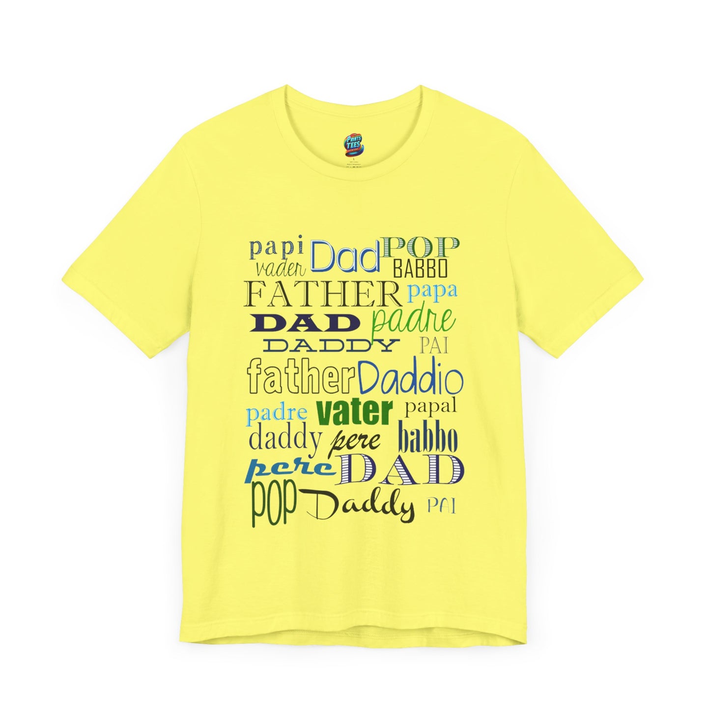 Dad Names-Jersey Knit T-Shirt