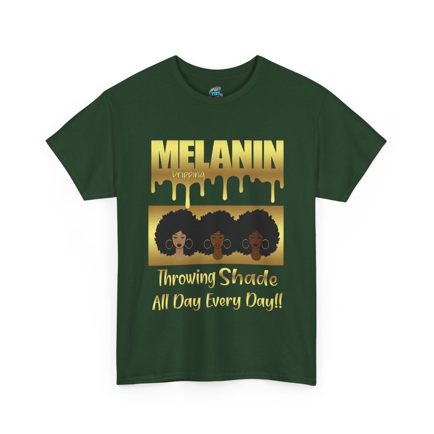 Melanin Dripping-Heavy Cotton Classic Tee