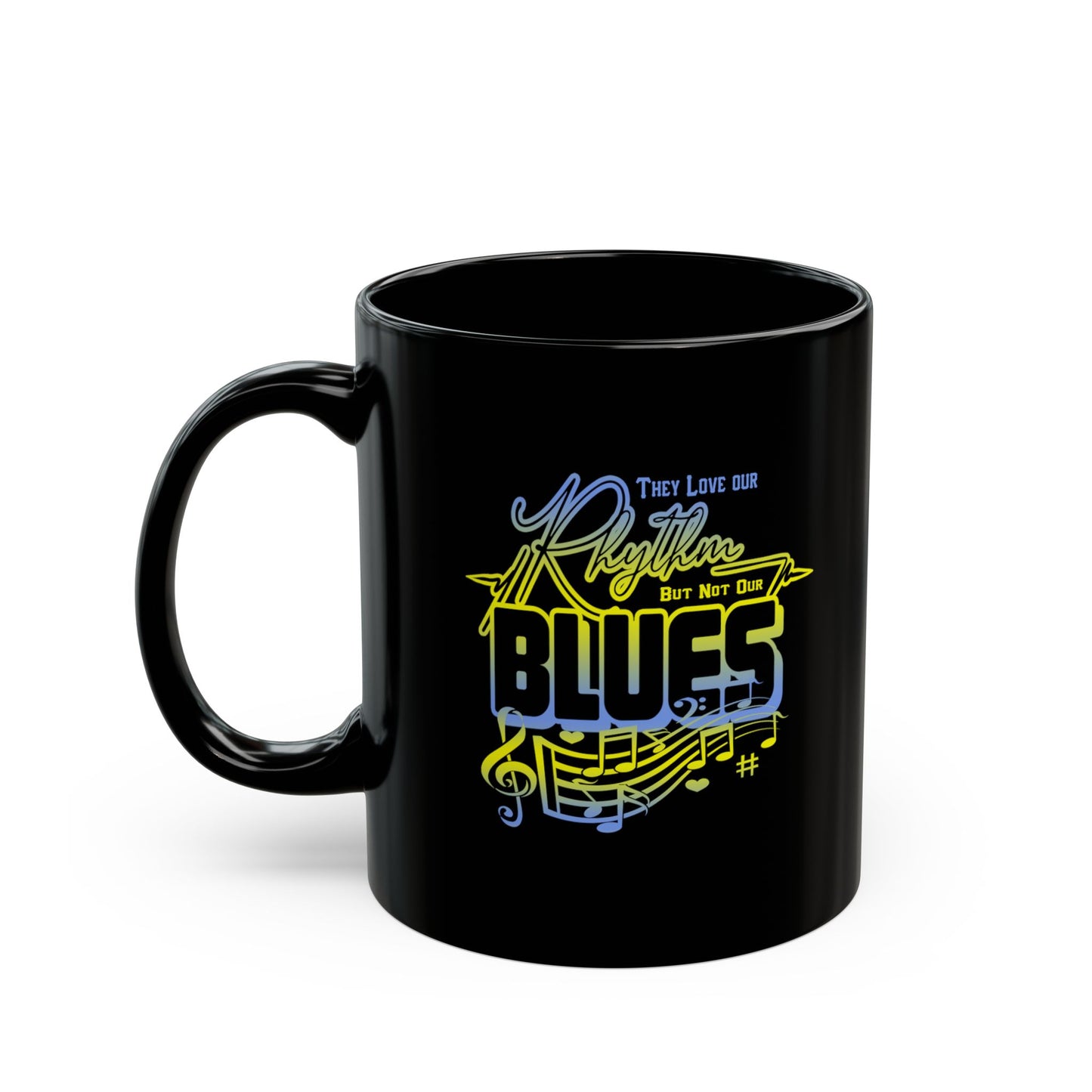 Rhythm And Blues-Black Mug (11oz, 15oz)