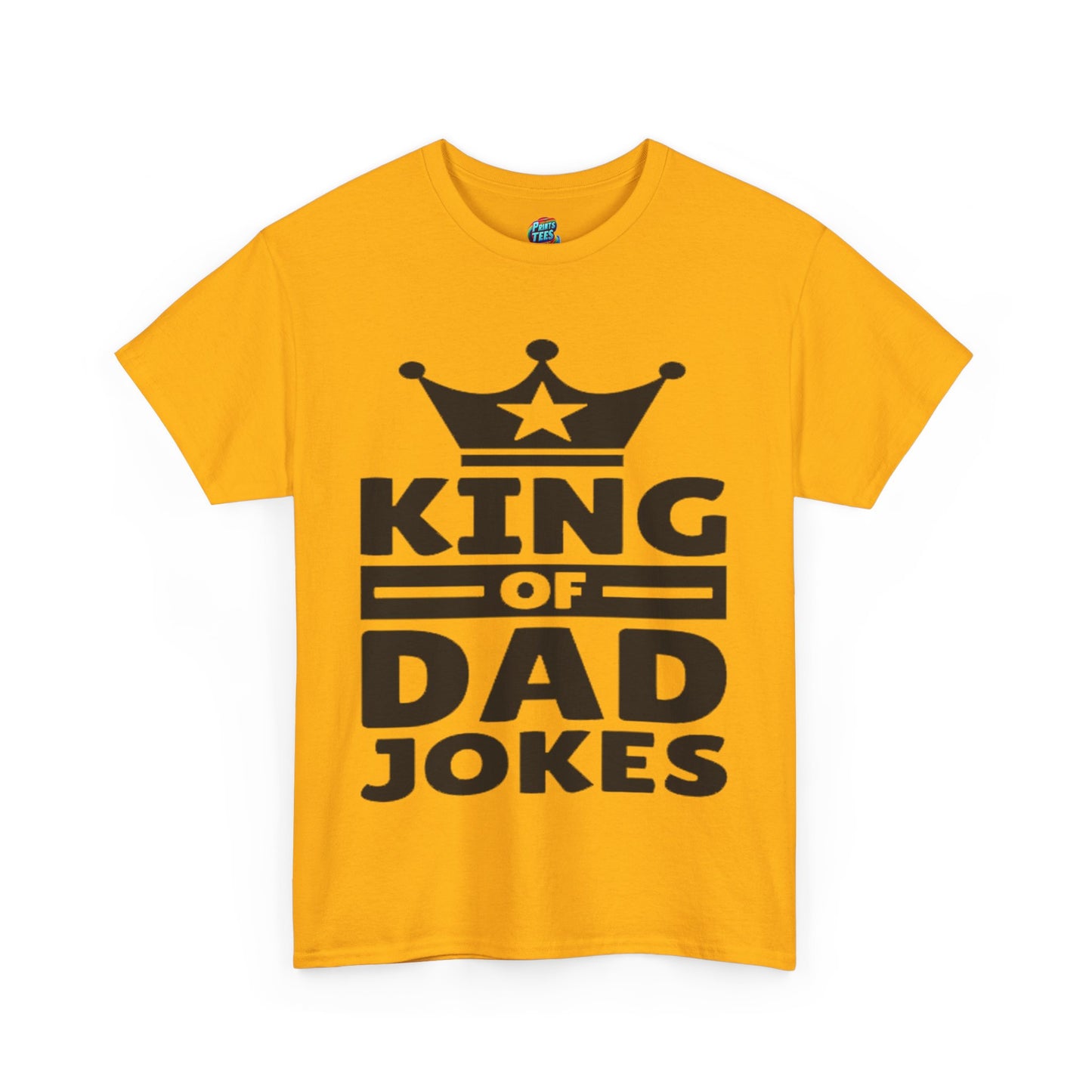 King of Dad Jokes-Heavy Cotton Classic Tee