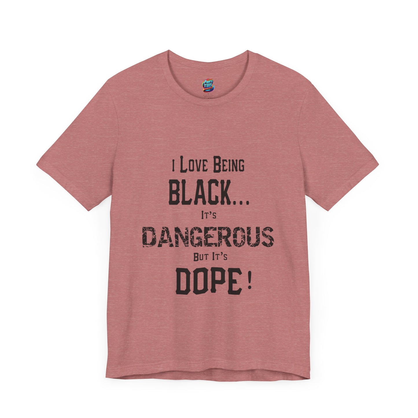 Black Is Dangerous-Jersey Knit T-Shirt