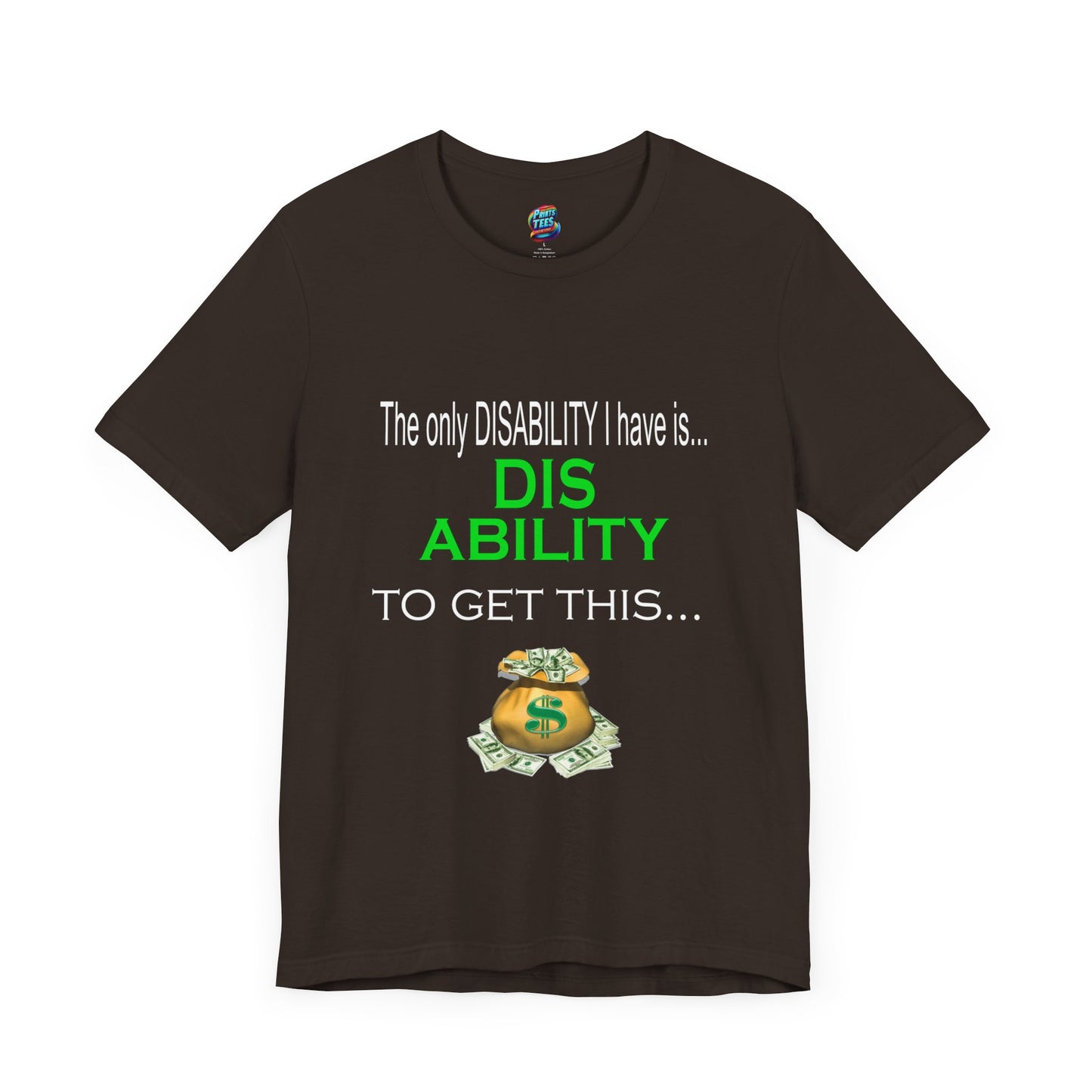 Disability-Jersey Knit T-Shirt
