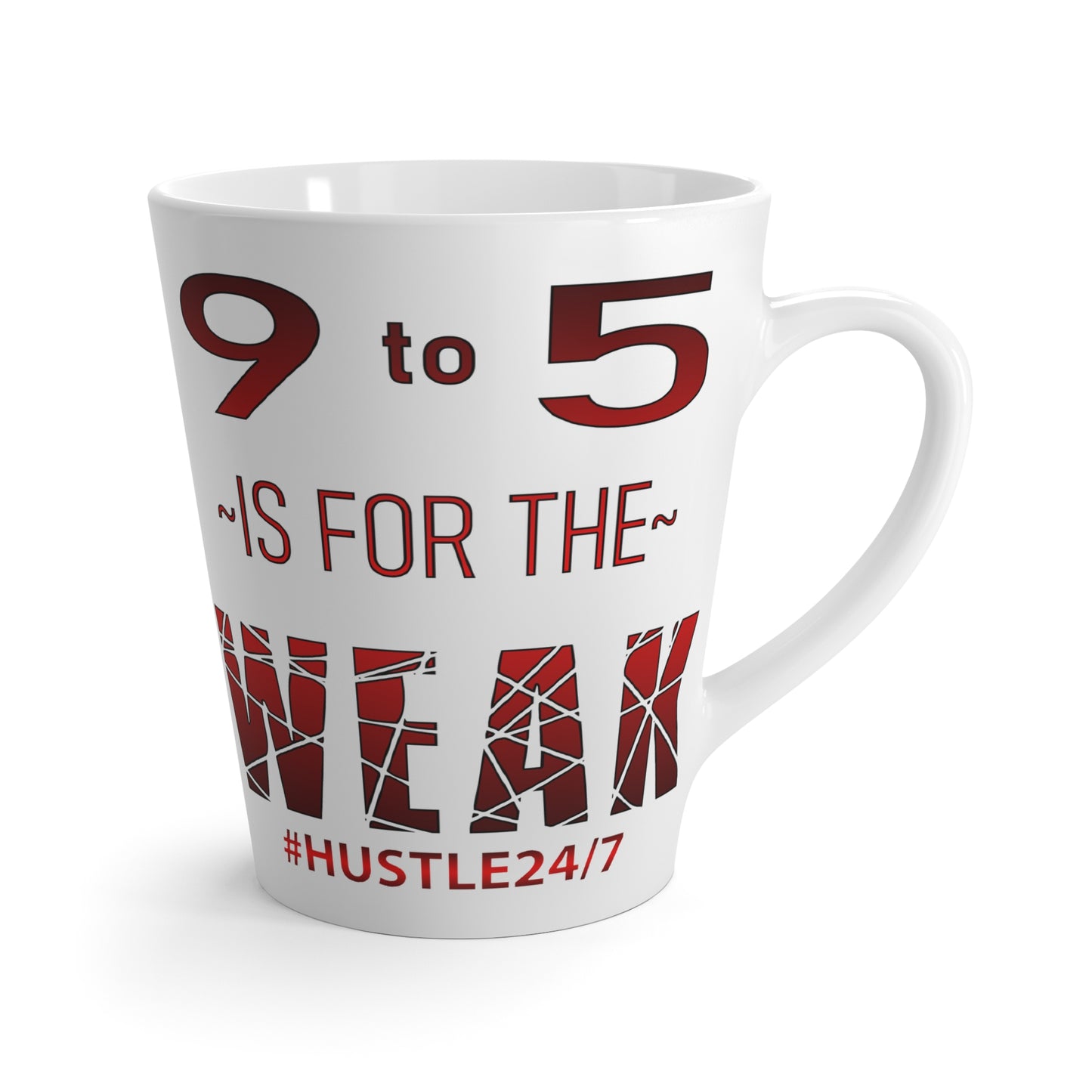 9 to 5-Latte Mug, 12oz