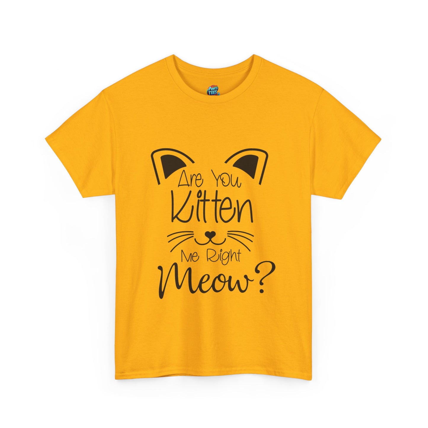 Are You Kitten Me Black-Heavy Cotton Classic Tee