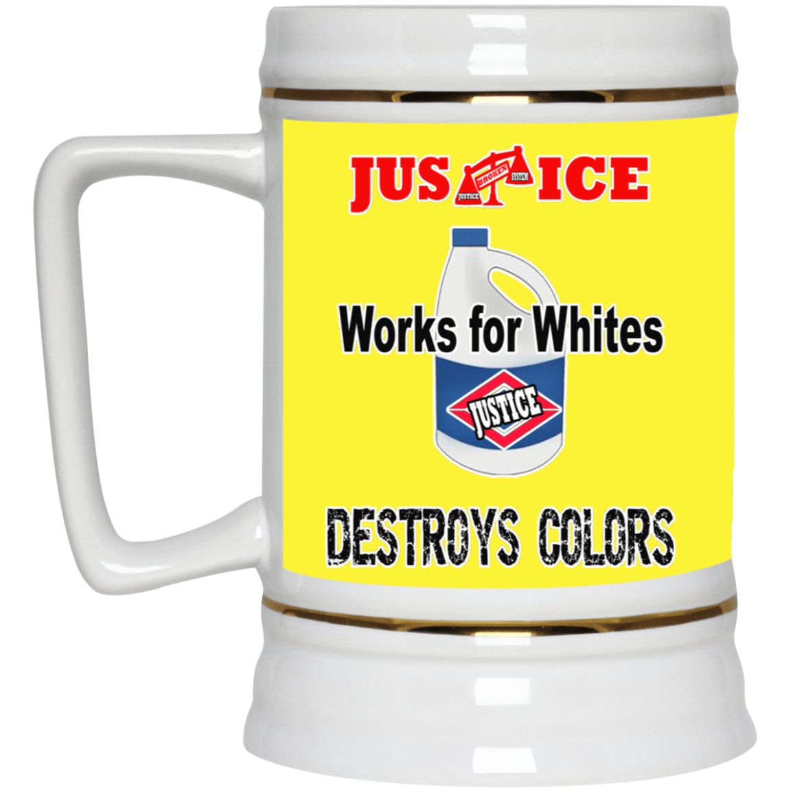 Justice System-Beer Stein 22oz.