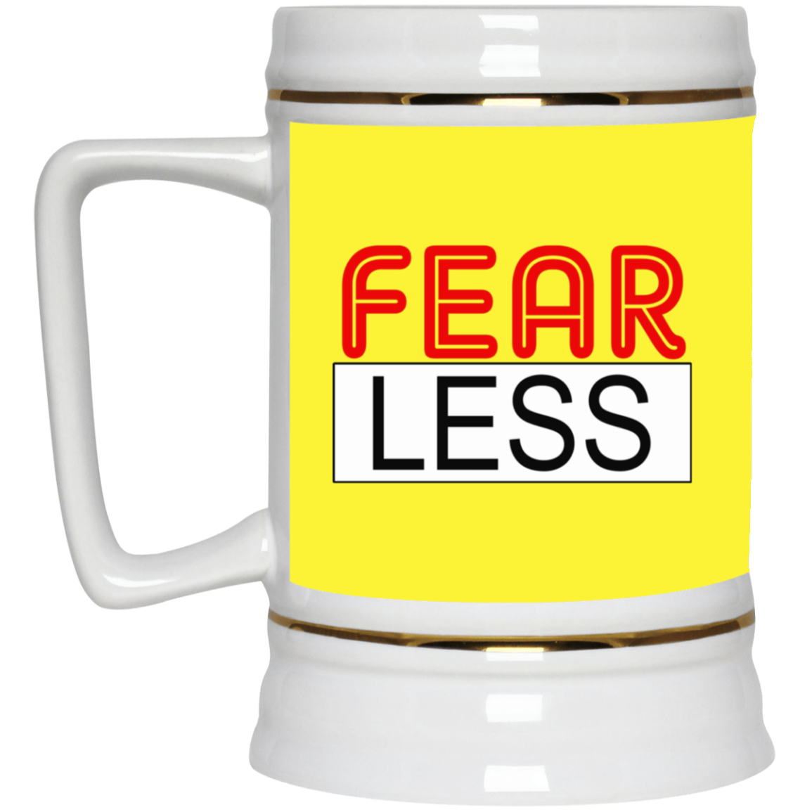 Fear-Less-Beer Stein 22oz.