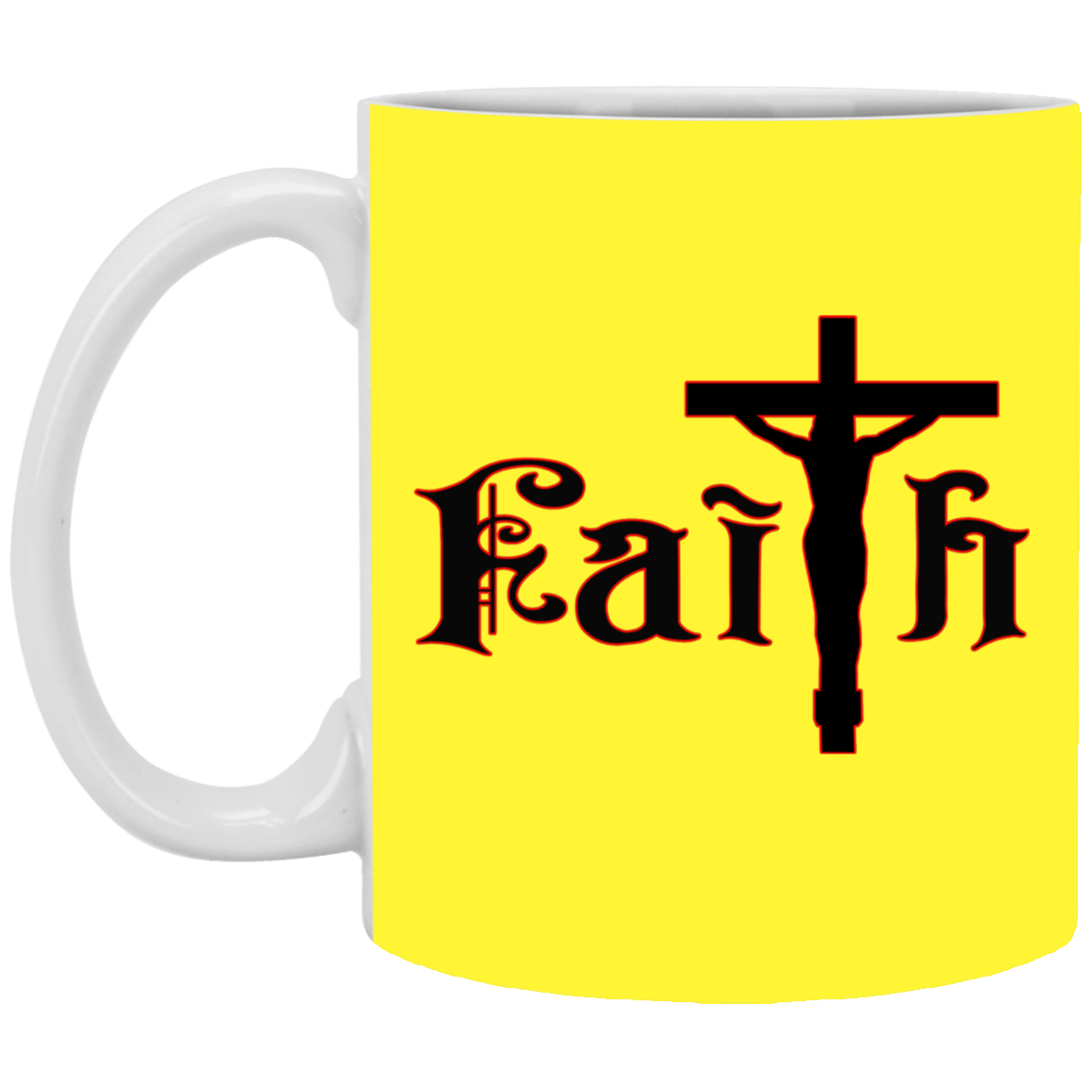 Faith-11oz White Mug
