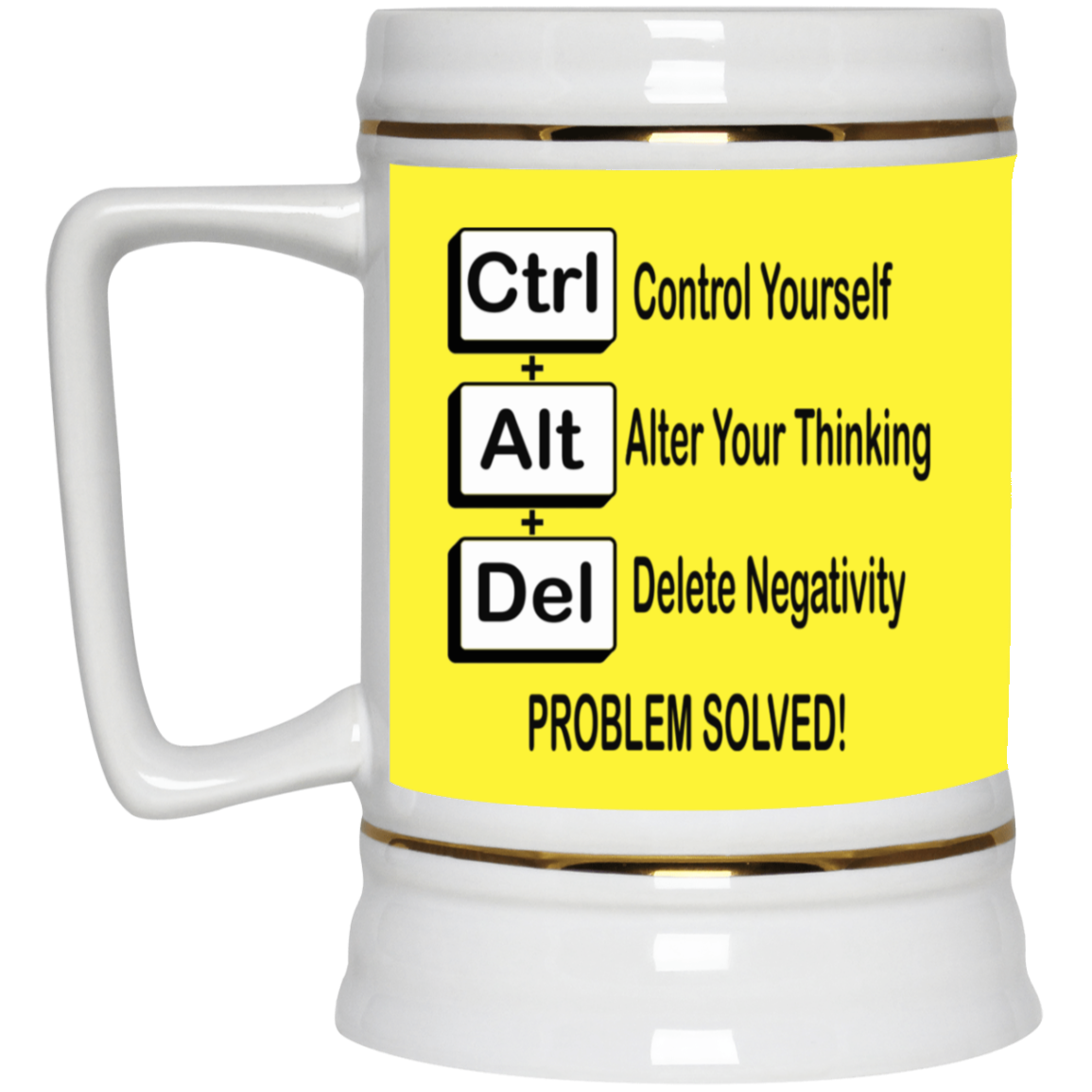 Ctrl-Alt-Del-Beer Stein 22oz.