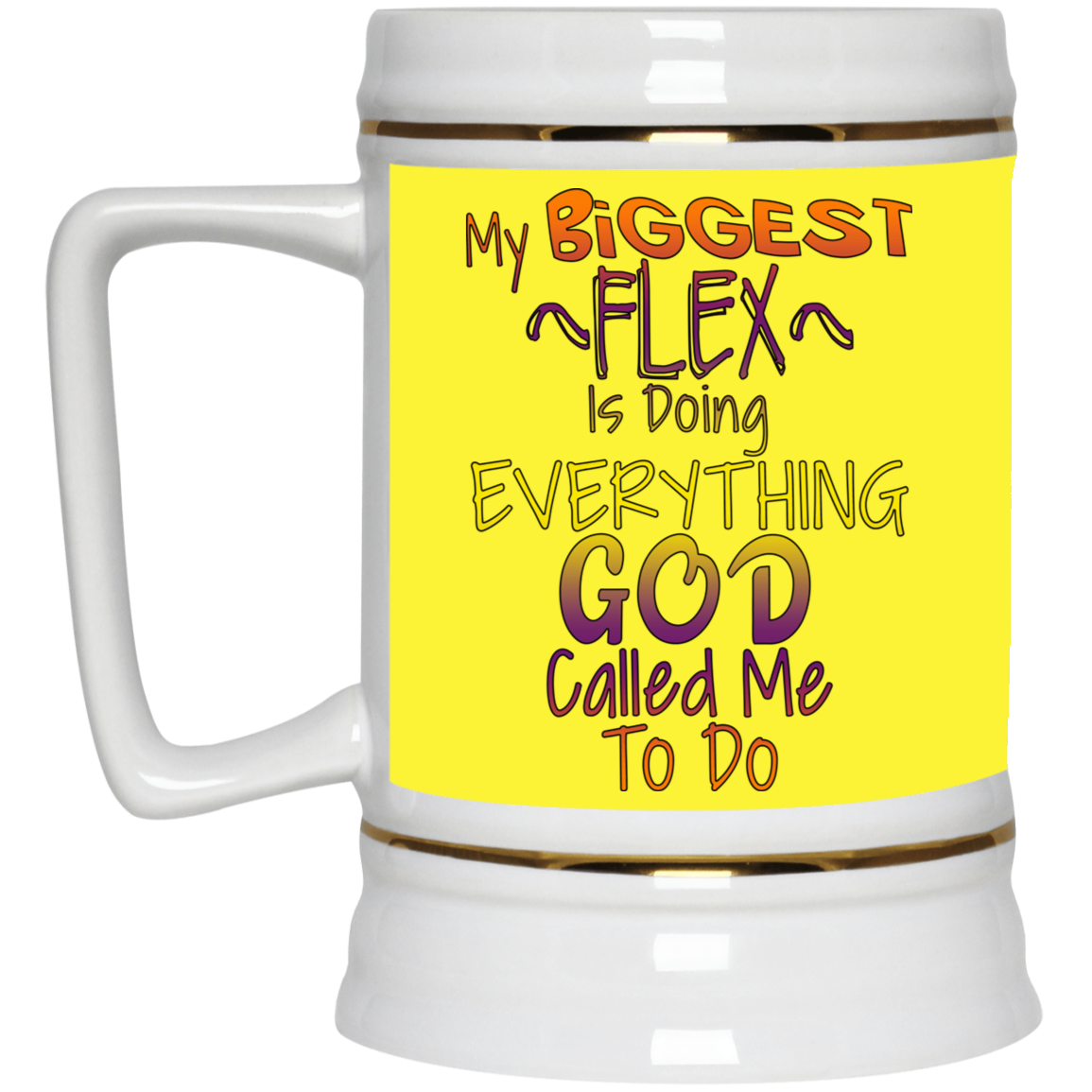 Biggest Flex-Beer Stein 22oz.