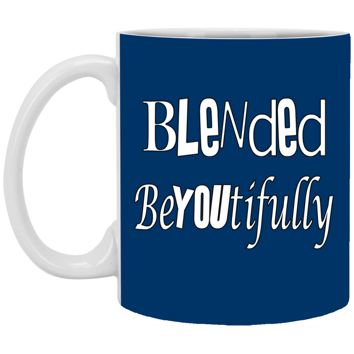 Blended -11oz White Mug