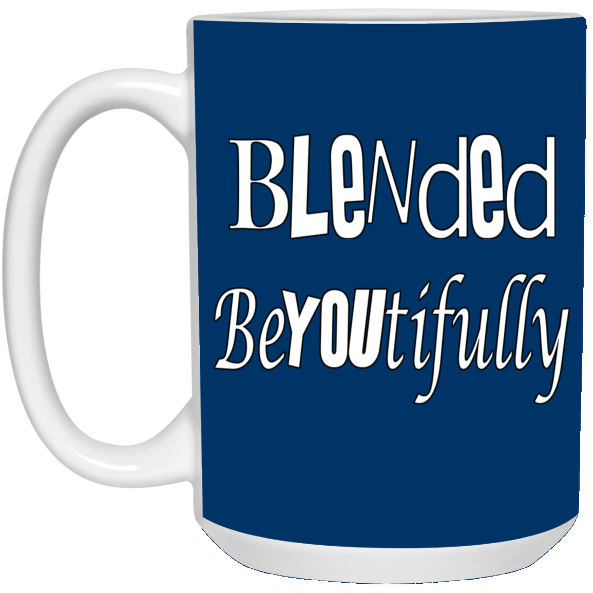 Blended -15oz White Mug