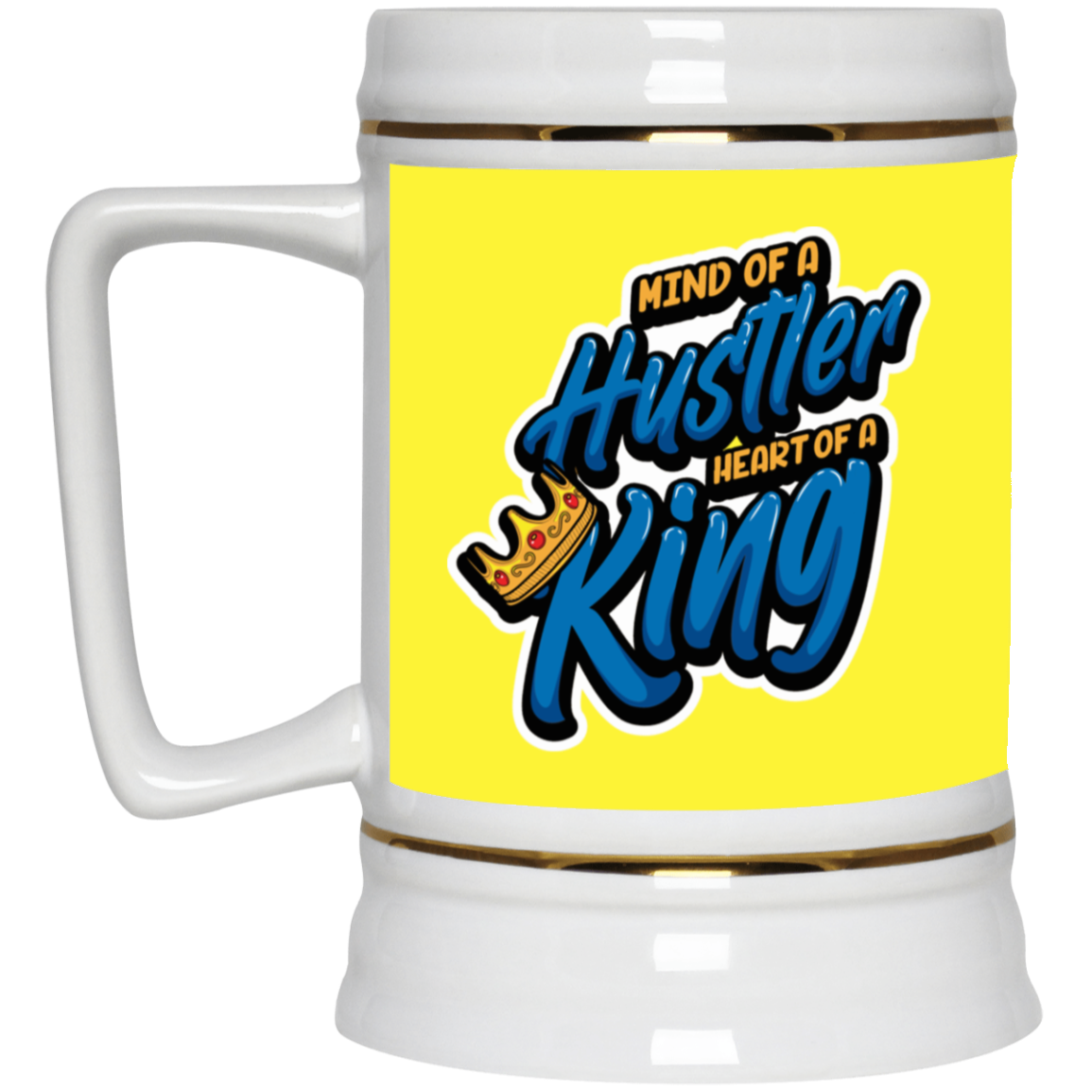 Mind of a Hustler-Beer Stein 22oz.