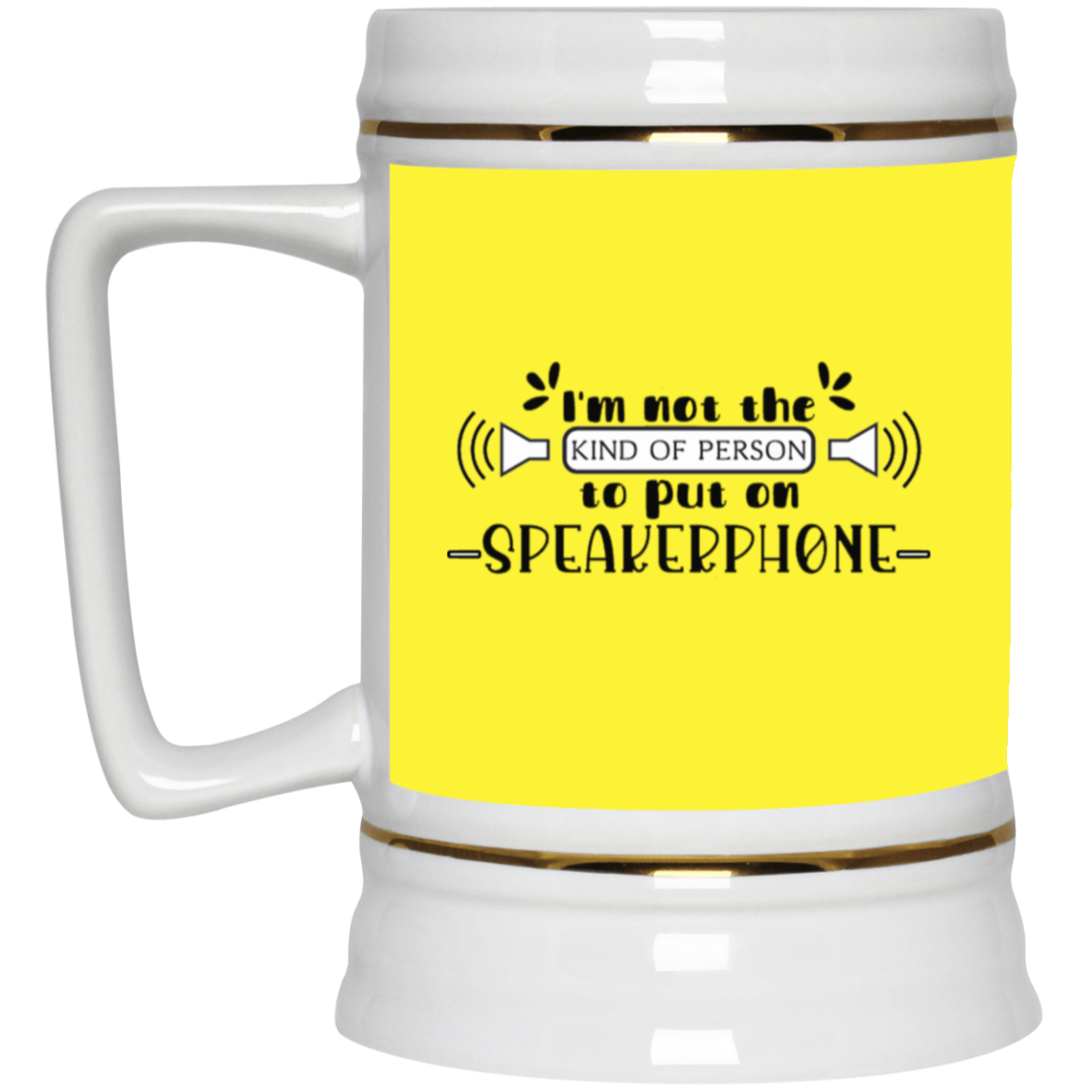 Speakerphone-Beer Stein 22oz.