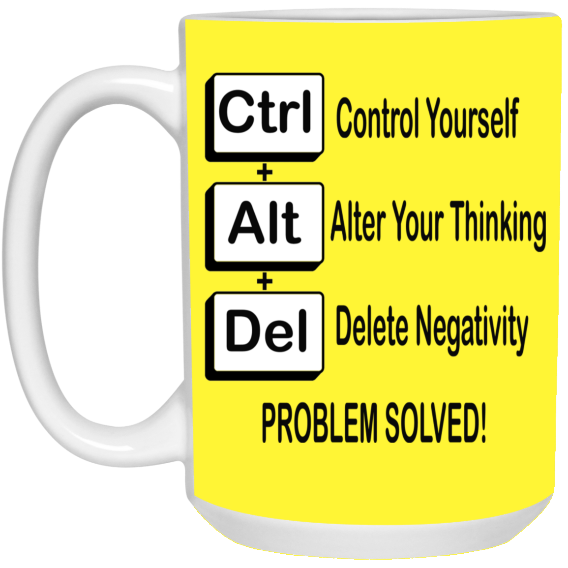 Ctrl-Alt-Del-15oz White Mug