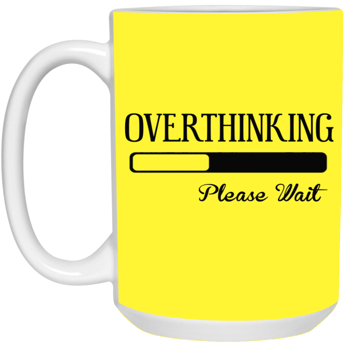 Overthinking-15oz White Mug