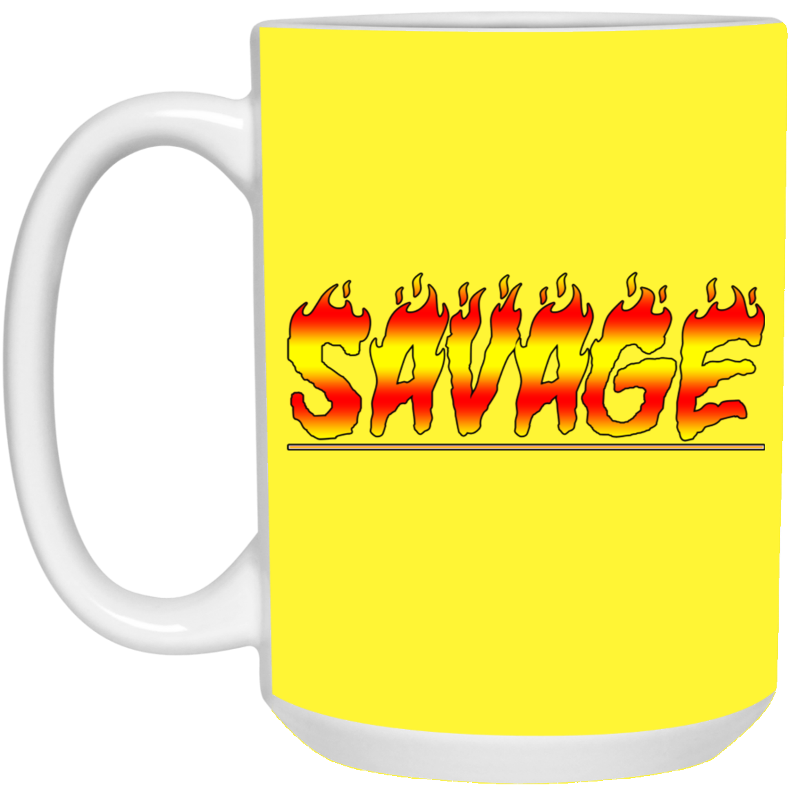 Savage Fire-15oz White Mug