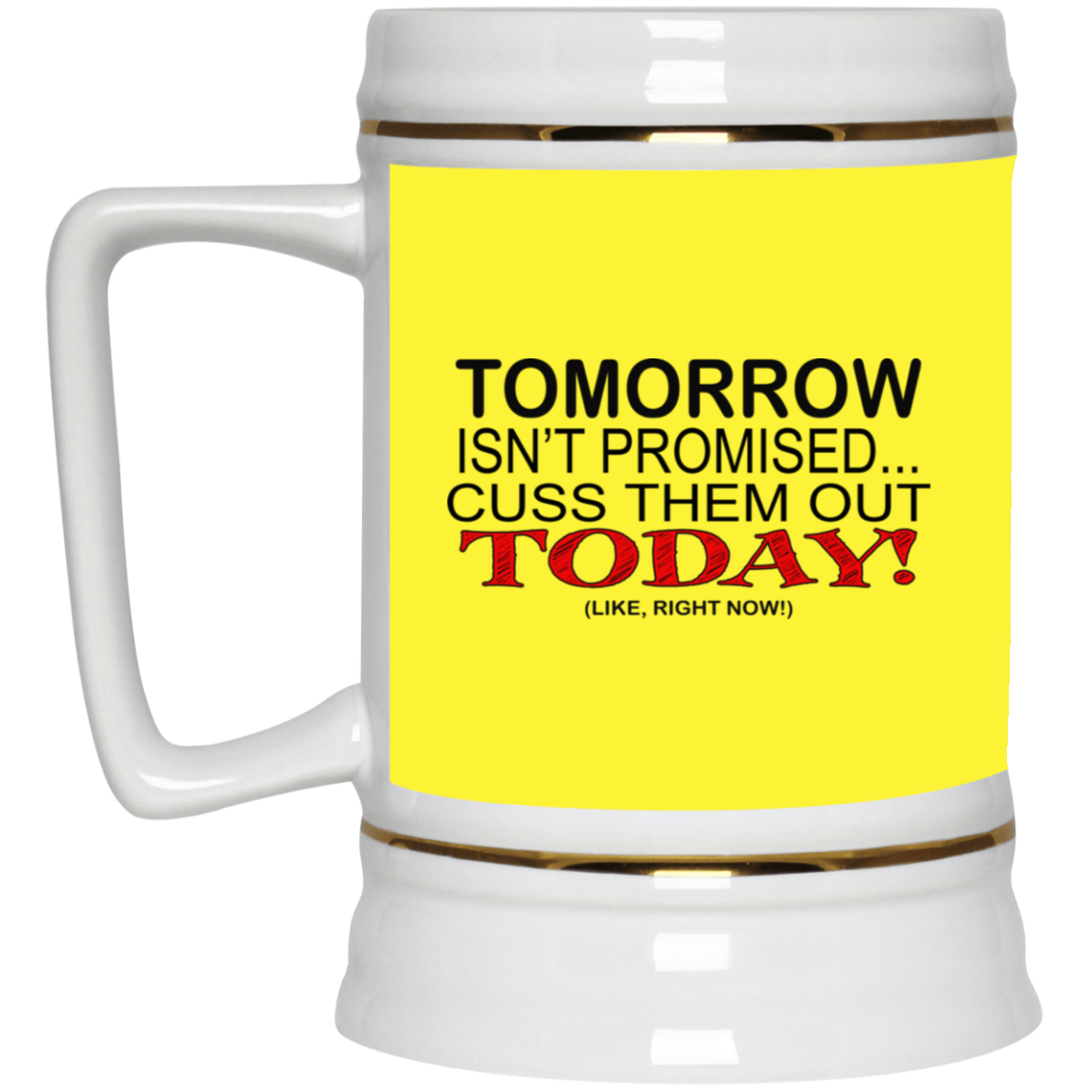 Cuss Them Out-Beer Stein 22oz.