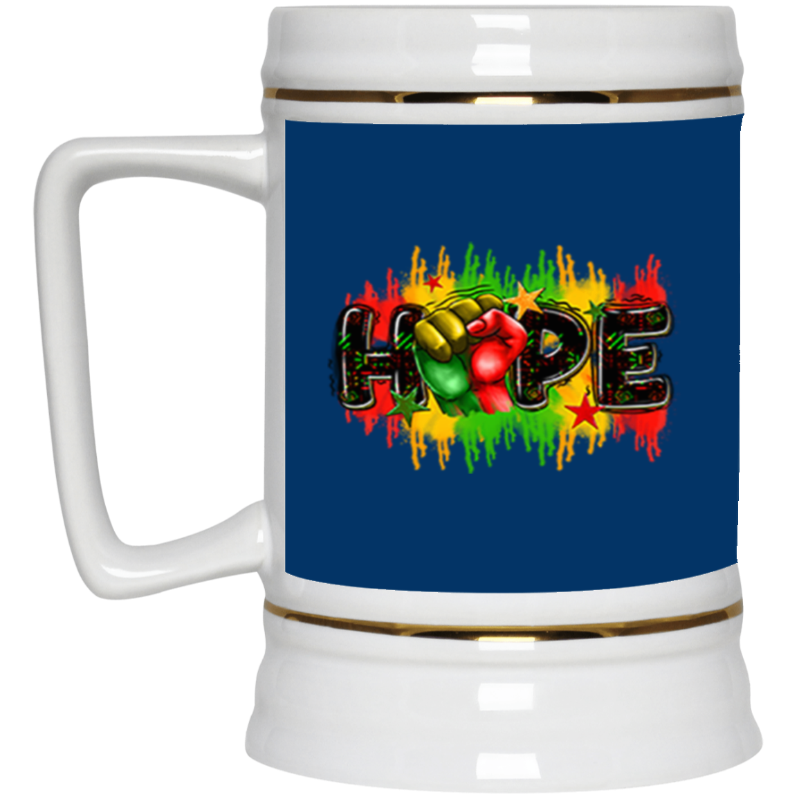 Hope Fist-Beer Stein 22oz.