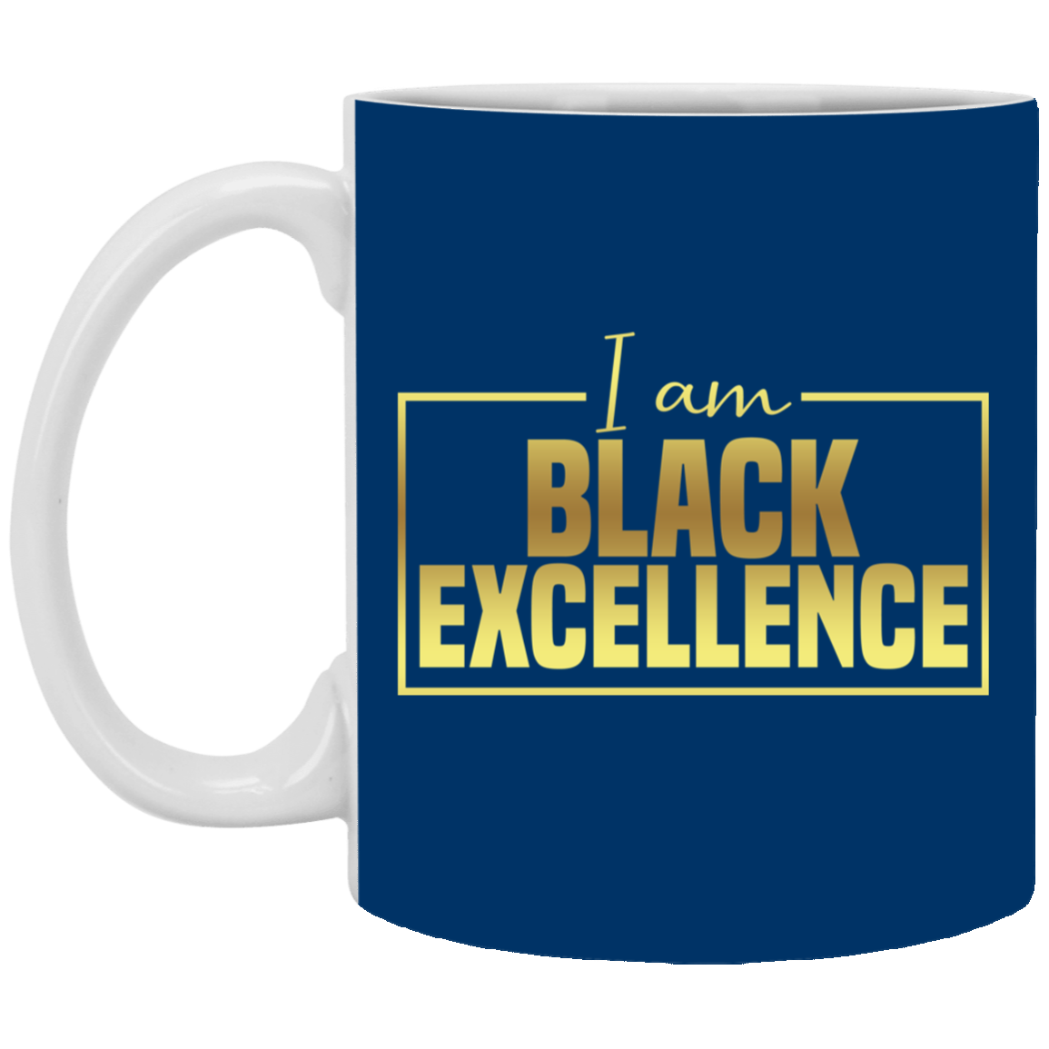 Black Excellence-11oz White Mug