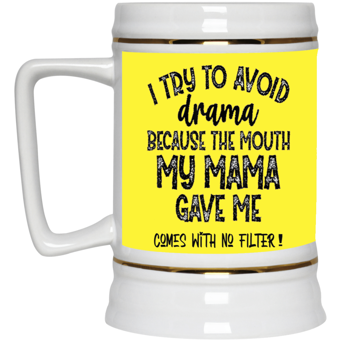 No Filter-Beer Stein 22oz.