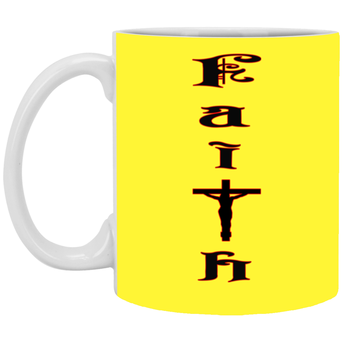 Faith-11oz White Mug