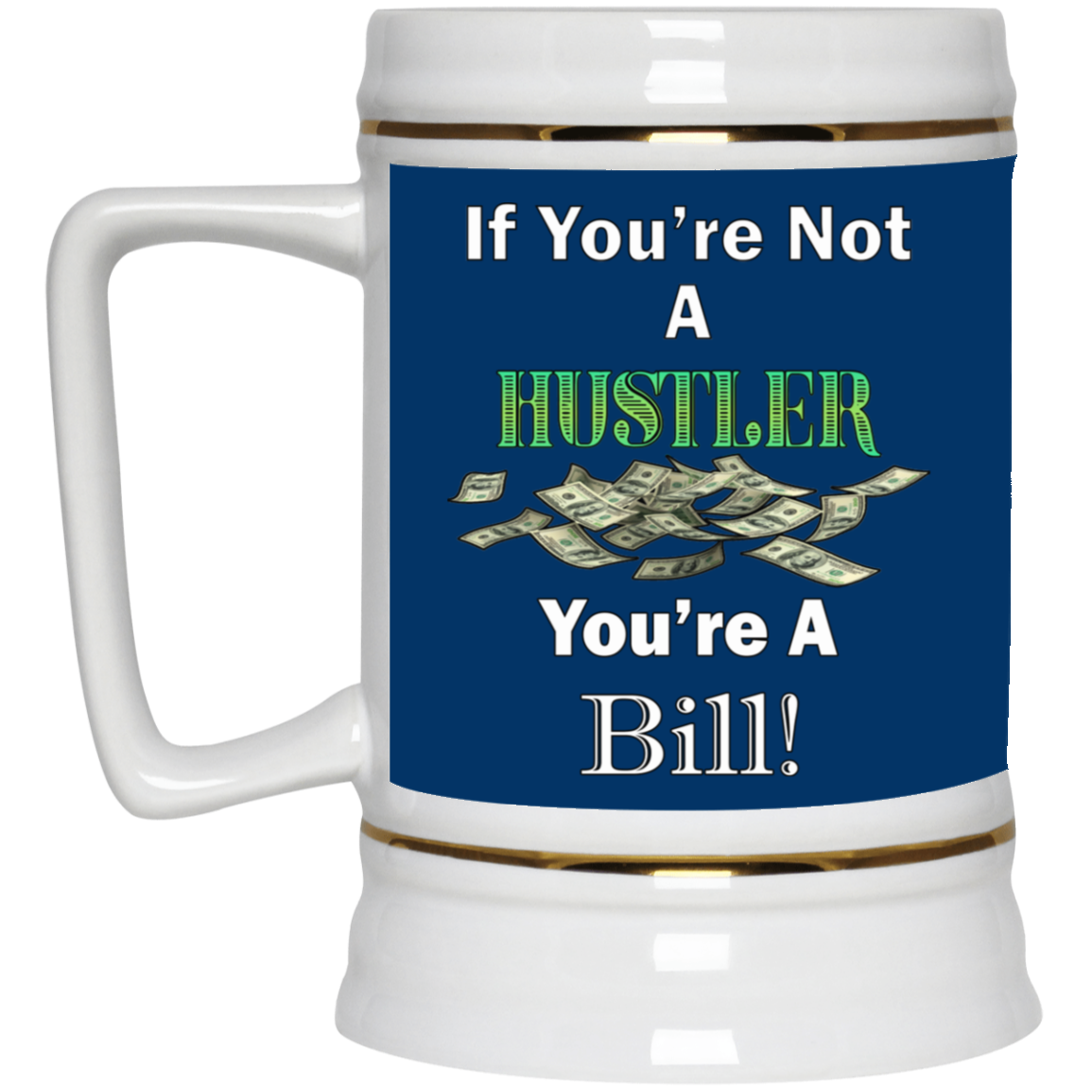 Hustler-Beer Stein 22oz.