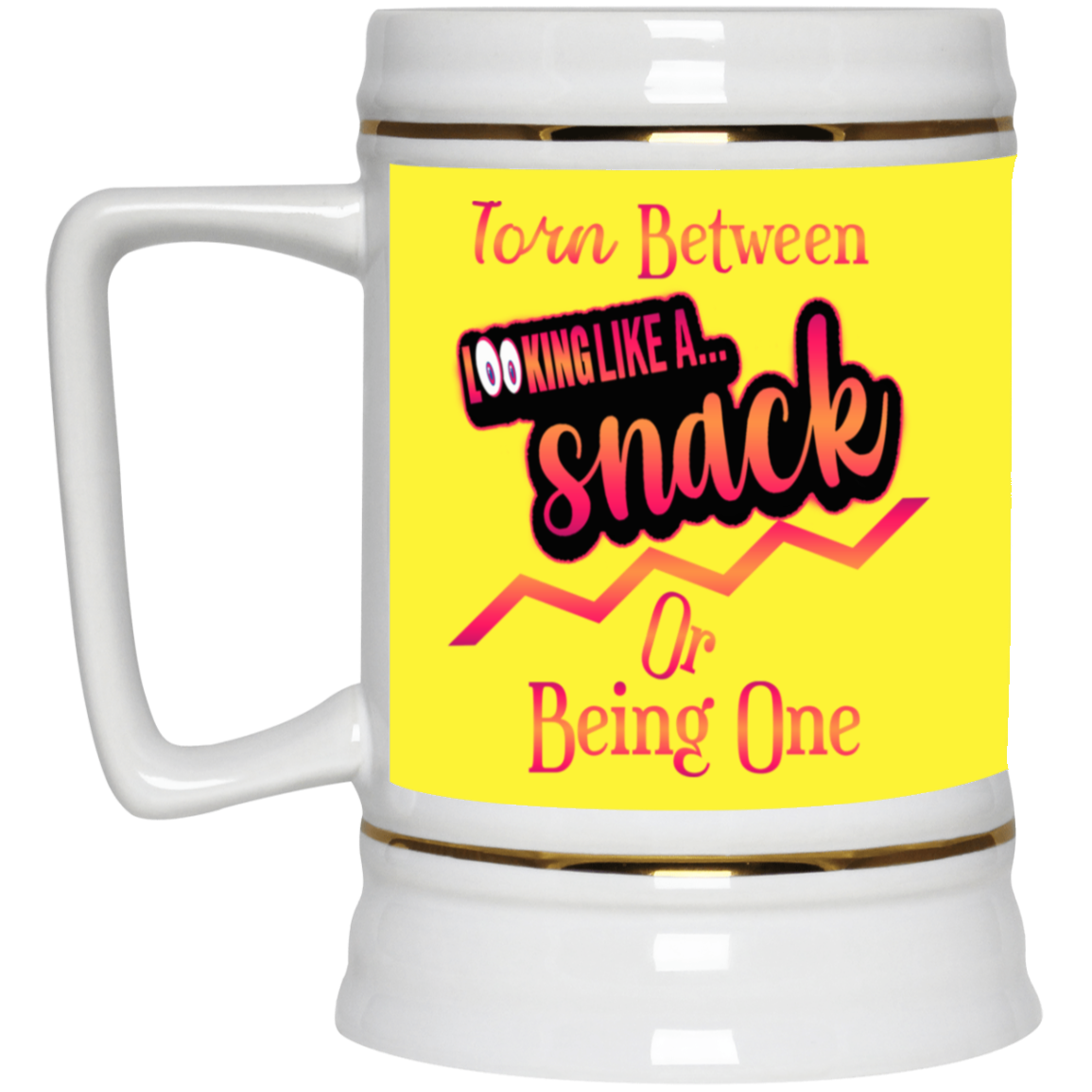 A Snack-Beer Stein 22oz.