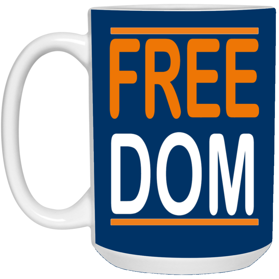 Freedom-15oz White Mug