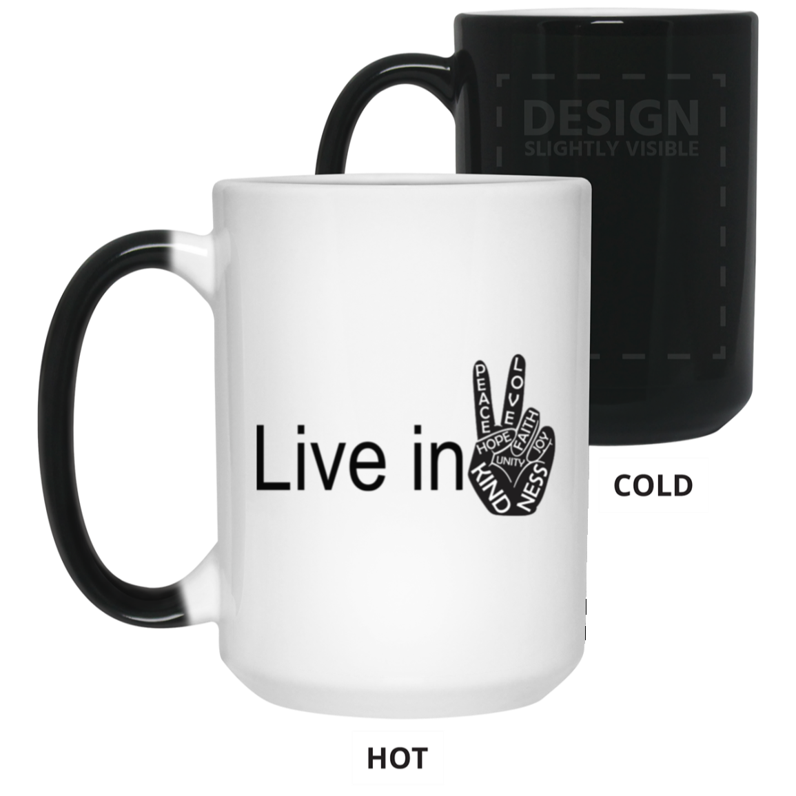 Hand Peace-15oz Color Changing Mug