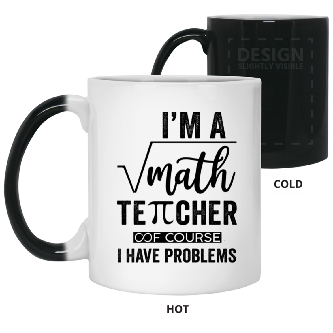 Math Teacher-11oz Color Changing Mug